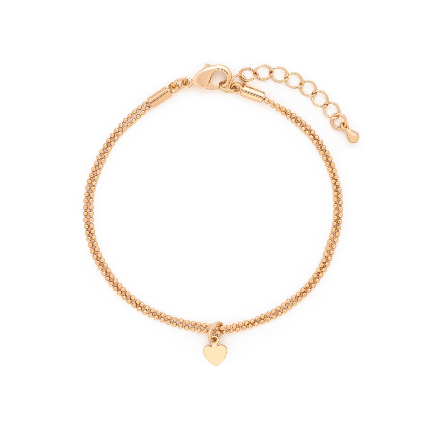 Goldenes Herz-Armband