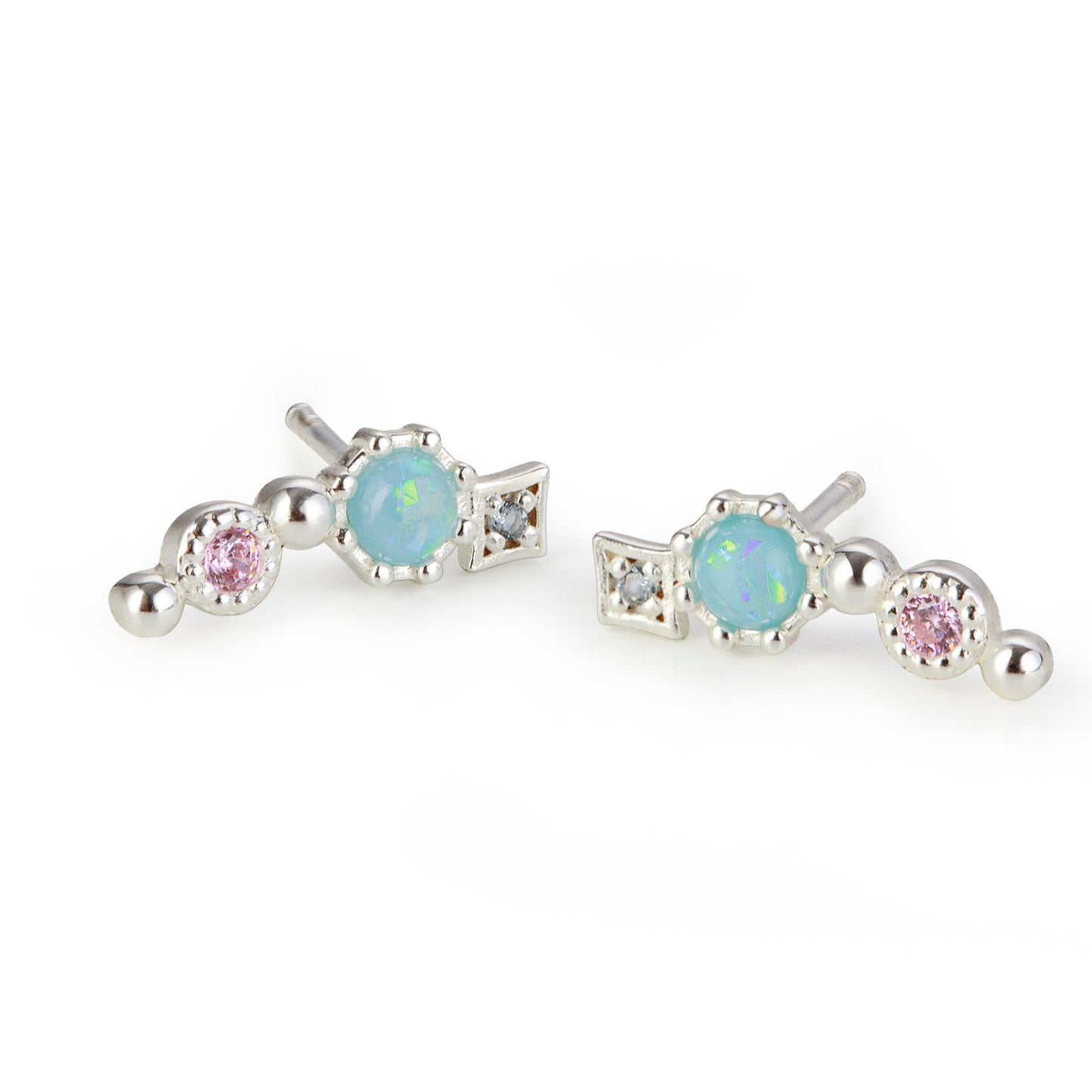 Milky Way Earstuds Silver