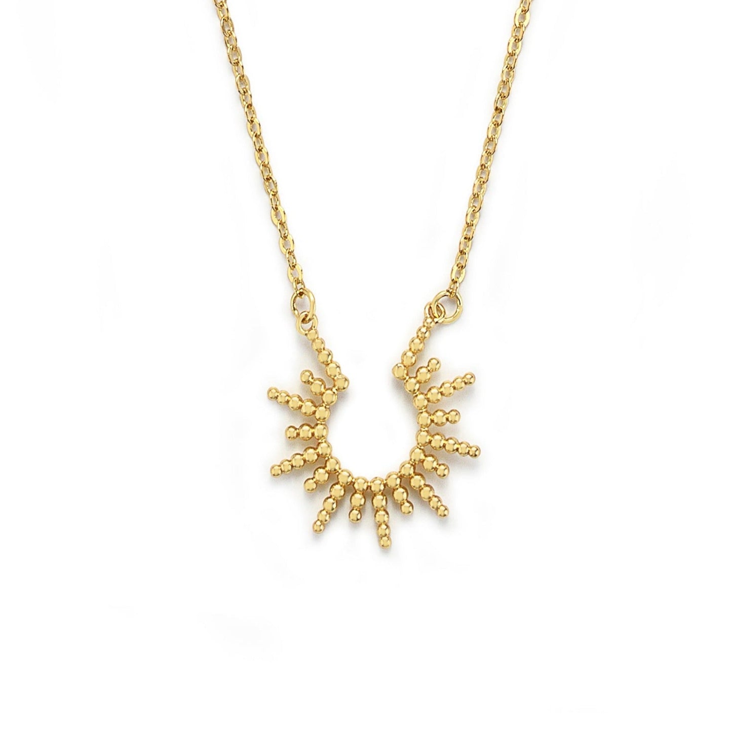 Sonnenuntergang Halskette Gold