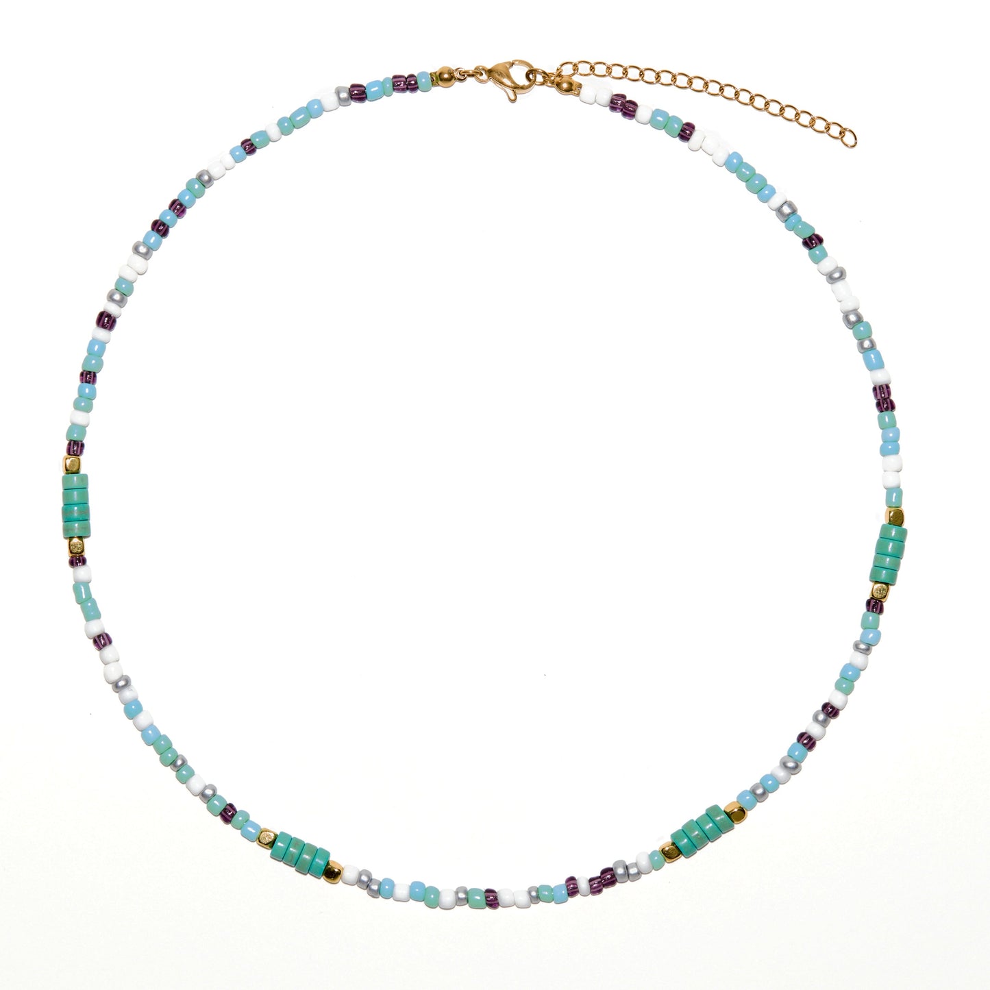 Turquoise Beaded Collier