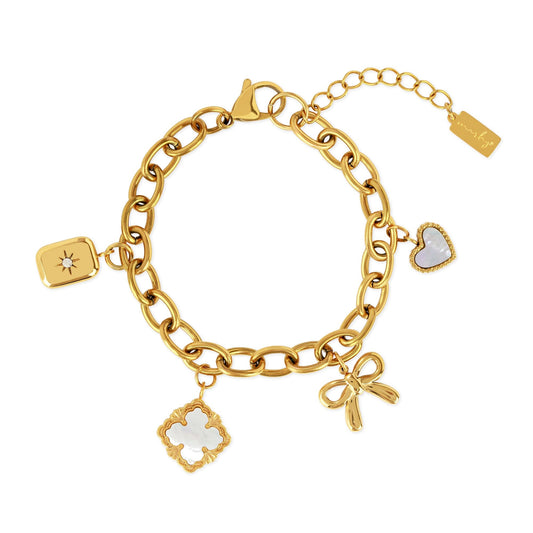 Bow Charm Bracelet