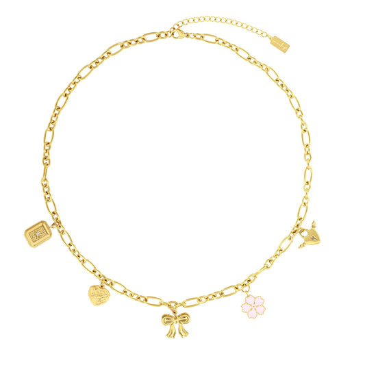 Bow Charm Necklace