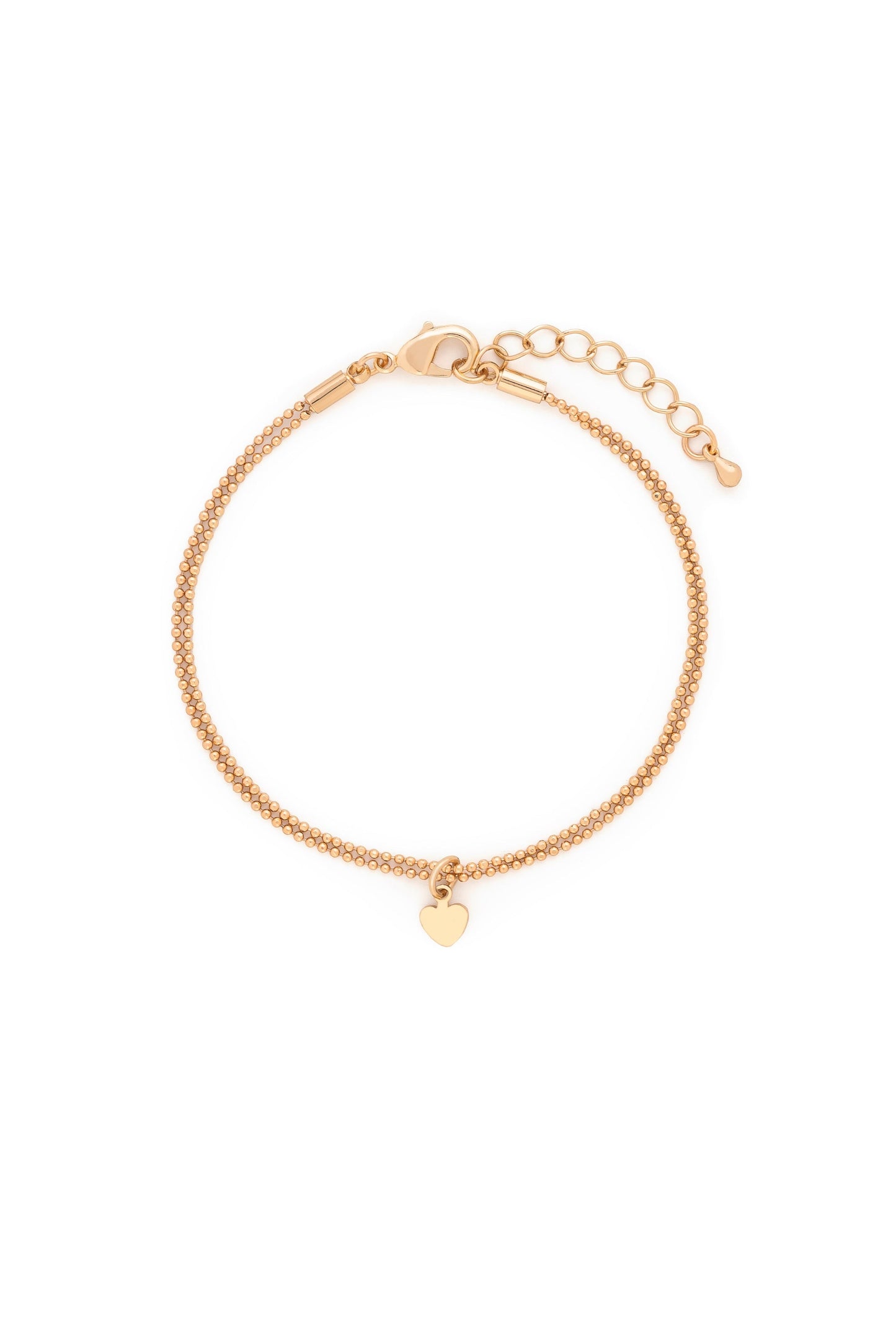 Goldenes Herz-Armband