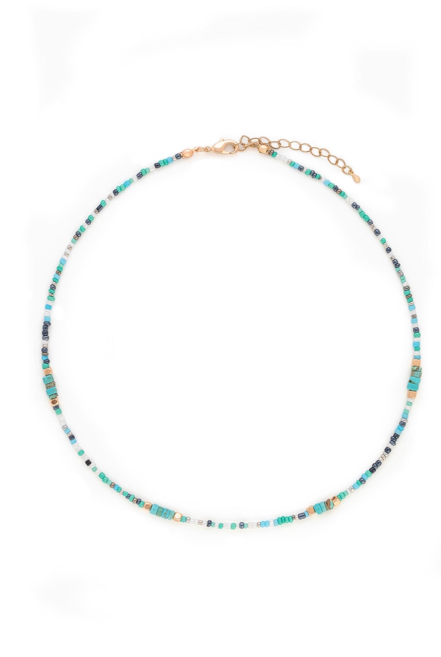 Turquoise Beaded Collier