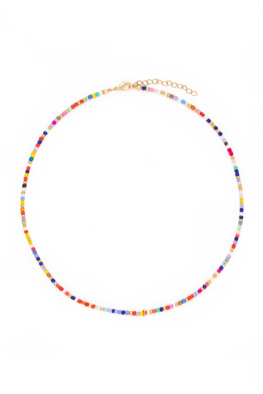 Colorful Mini Beaded Collier