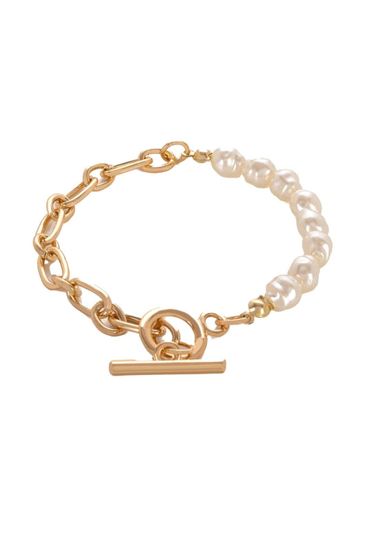 Link Pearl Duo Bracelet