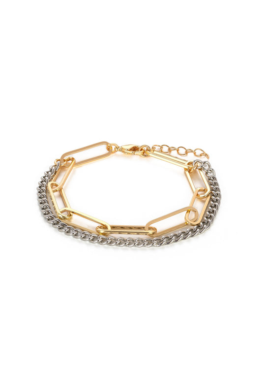 Large Link Curb Chain Bracelet