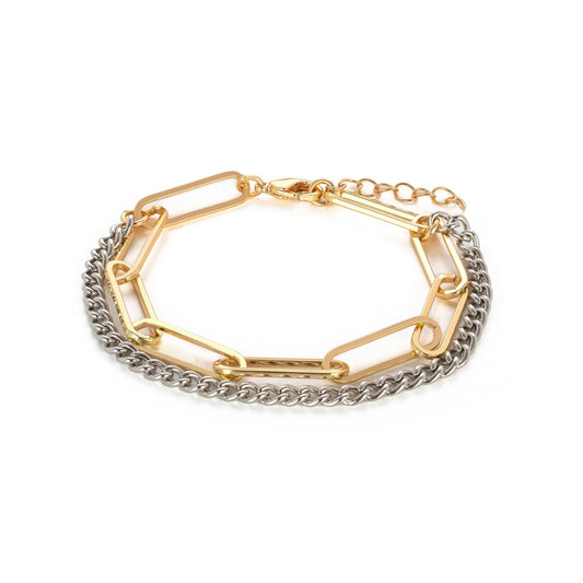 Large Link Curb Chain Bracelet