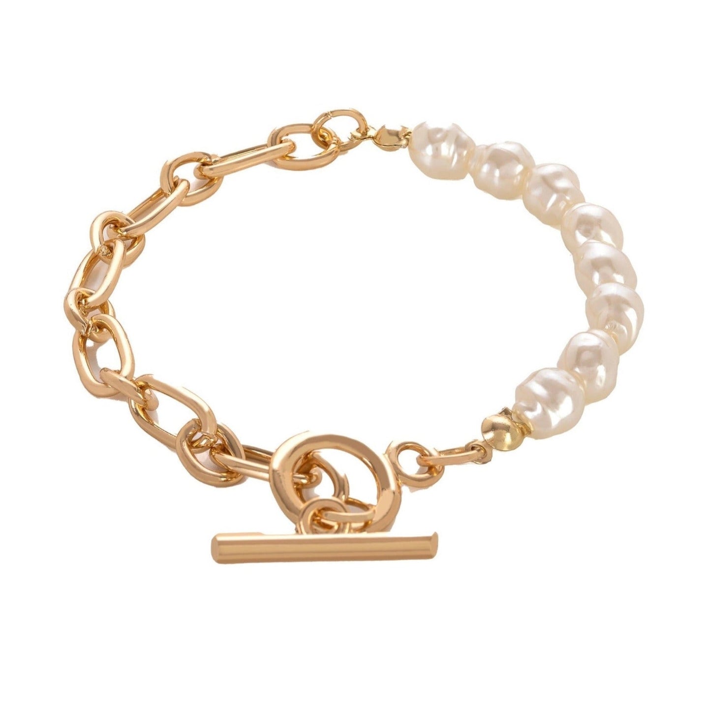 Link Pearl Duo Bracelet