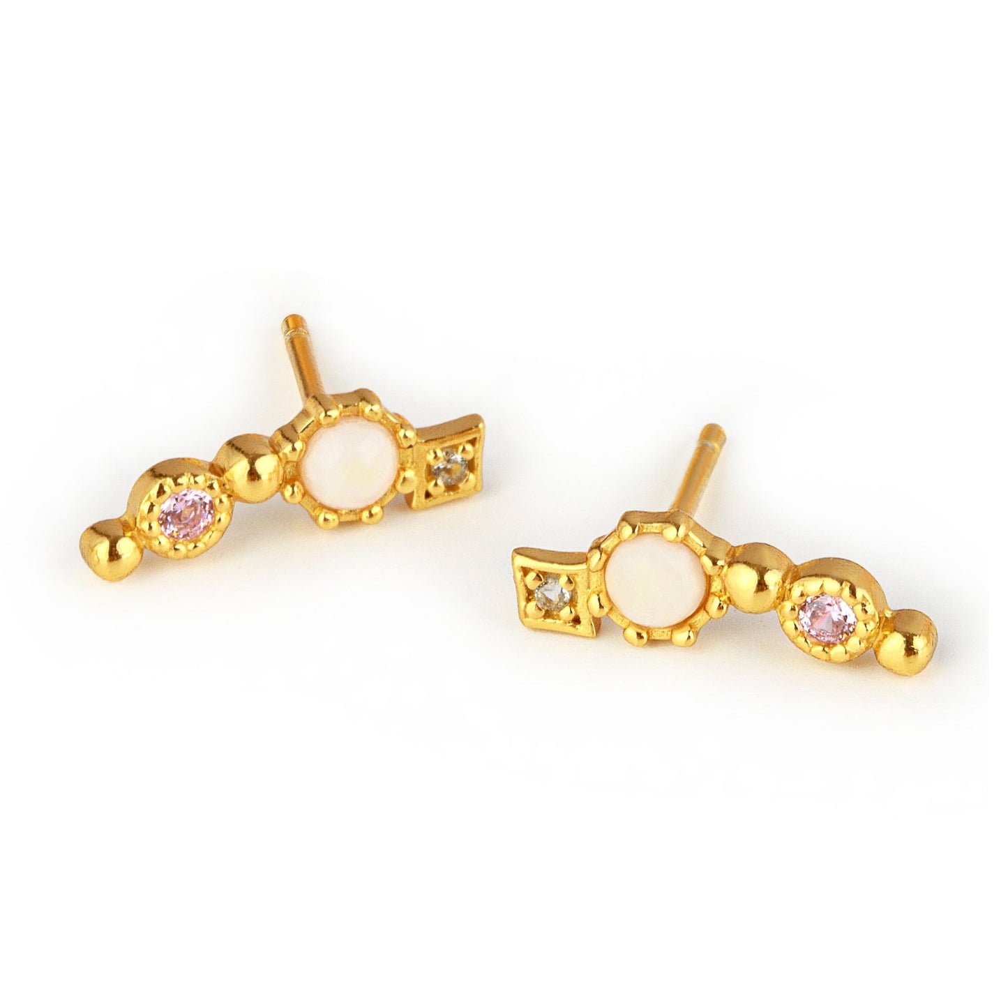 Milky Way Earstuds Gold