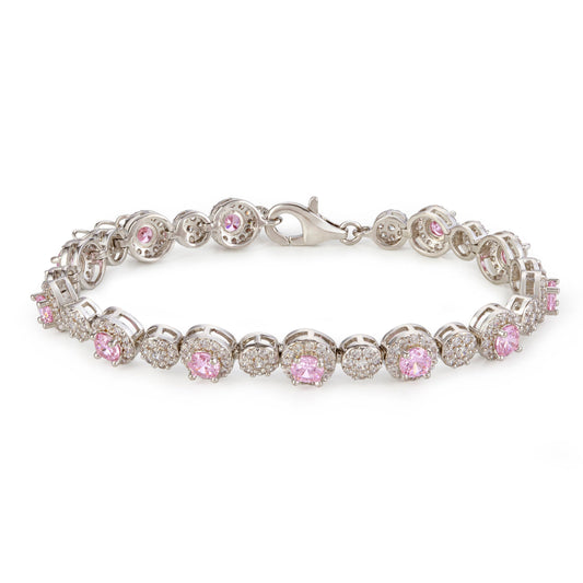 Pink & White Candy Bracelet