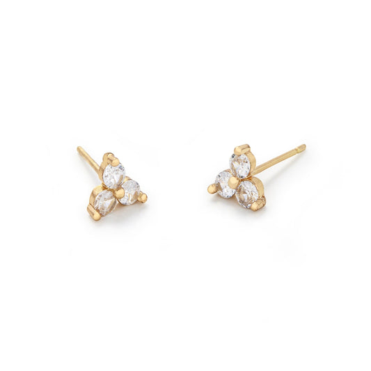 Tiny Blossom Earstuds Gold