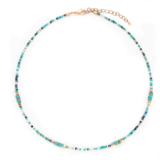 Turquoise Beaded Collier